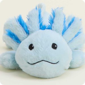 Blue Axolotl Warmies Junior
