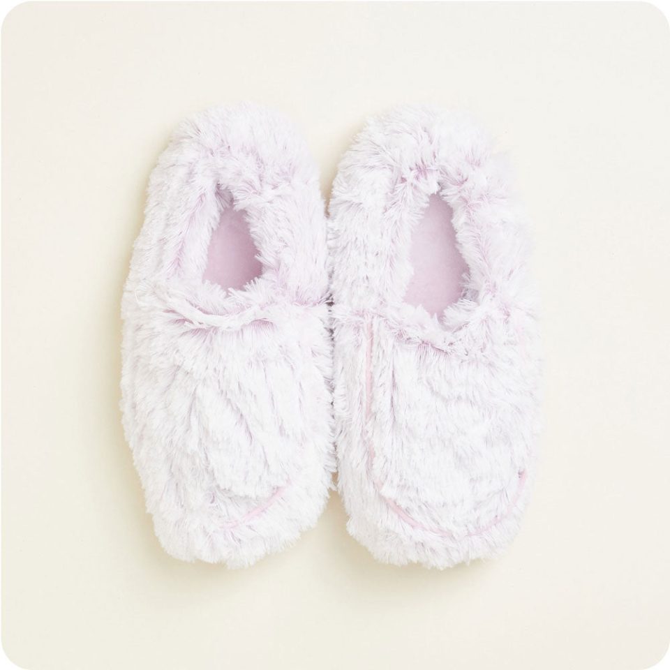 Marshmallow Lavender Slippers Warmies®
