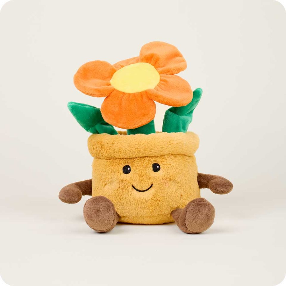 Orange Flower Pot Warmies