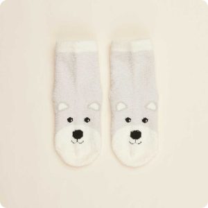 Marshmallow Bear No-Slip Socks